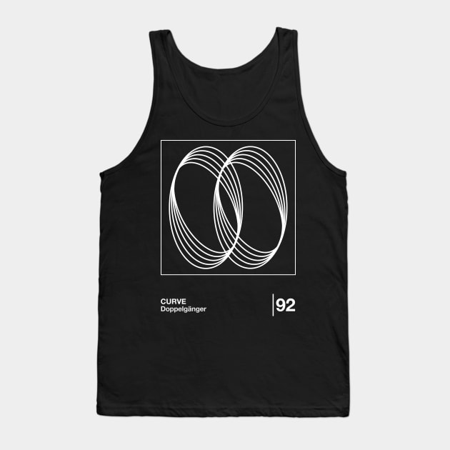 Doppelganger / Minimalist Style Graphic Design Tank Top by saudade